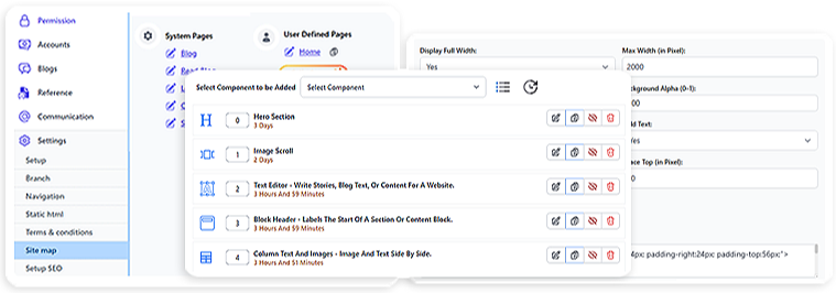 <span><b>No-Code Website Builder</b></span><br>
Build your website — no tech skills needed.