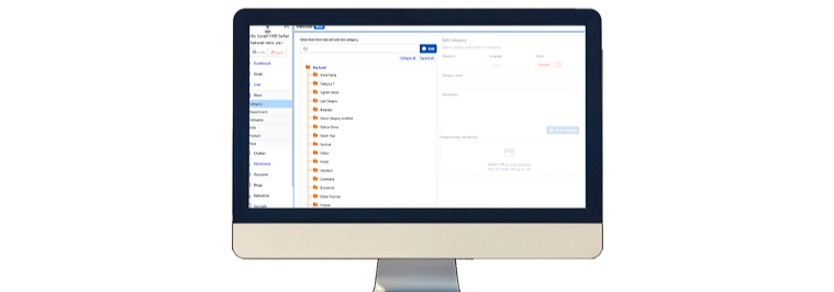 <span><b>Product Listings</b></span><br>
Showcase your products with clean, modern design.
